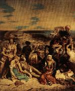 Eugene Delacroix The Massacer at Chios oil painting reproduction